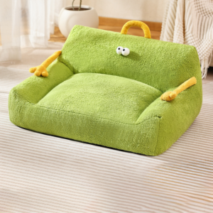 Bolster Pet Bed — Colorblock Sofa — main view
