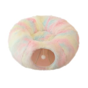 Cat Bed — Plush Tunnel Nest — main view