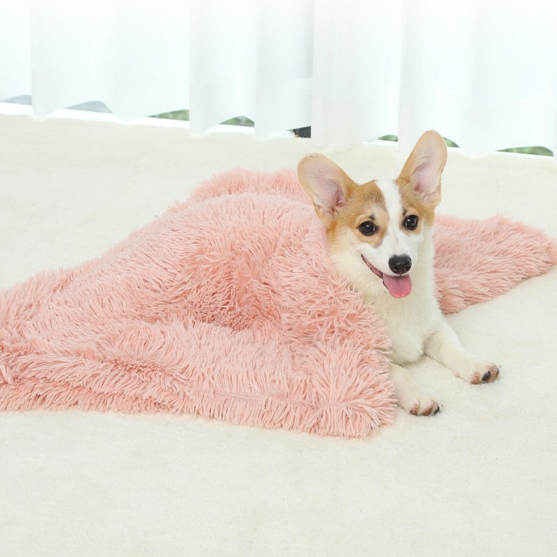 Pet Bed Mat — Long Plush Pad — additional view